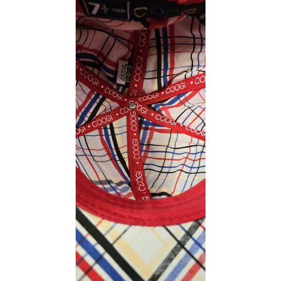 COOGI Red Premium Coogi Colors Cap Hat Fitted 7 1/2 Pre Owned - Picture 7 of 10